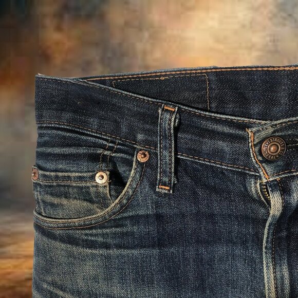 Men’s Vintage Selvedge Levis 505-0217 ,034 button - Picture 5 of 13